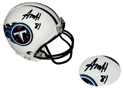 Austin Hooper Autographed Tennessee Titans Speed Mini Helmet (JSA) - Image 1 of 4
