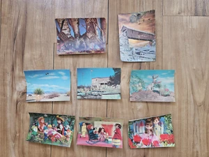 RARE VINTAGE LOT OF MOTION 3-D LENTICULAR POSTCARDS ASAHI, TOPPAN, SUPER XOGRAPH - Picture 1 of 10