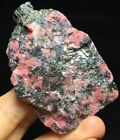 151g Natural Red Rhodonite Tourmaline quartz crystal specimen healing N603