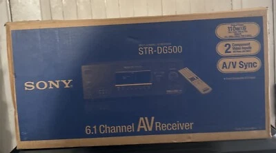 Sony STR DG500 6.1 Channel 110 Watt Receiver Brand New Unopened - Image 1 of 4