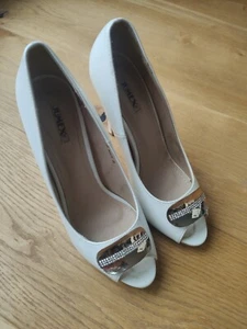 Jumex High Heels Peep toes Weiß Größe 38 - Bild 1 von 4