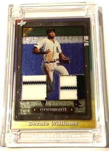 Jersey Fusion 1996 Bernie Williams Game Worn Jersey Swatch 10/25 - Picture 1 of 2