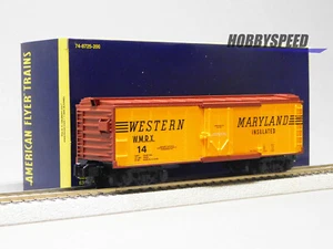LIONEL AMERICAN FLYER WESTERN MARYLAND INSULATED BOXCAR #14 S GAUGE 2219402 NEW - Picture 1 of 10