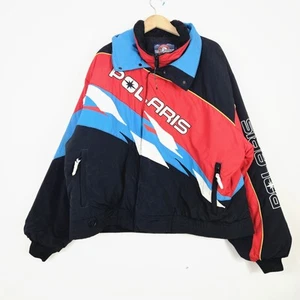 Giacca sci corsa Polaris uomo vintage anni 90 ricamata incredibile peice.thermolite 2xl - Foto 1 di 20