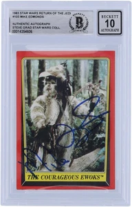 Tarjeta de 10 BGS 1983 firmada por Mike Edmonds Star Wars Topps Return of the Jedi #103 - Imagen 1 de 1