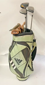 Taylormade Bird Hills Full set Drivers, 3W, 5W, 5-SW Stiff Irons Putter Cart bag - Picture 1 of 12