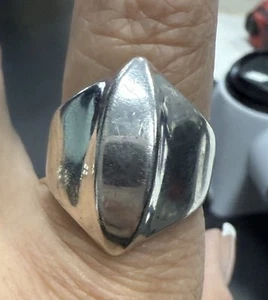 Vintage Robert Lee Morris RLM Studio 925 Size 9 Sterling Silver Ring 10.7g - Picture 1 of 8