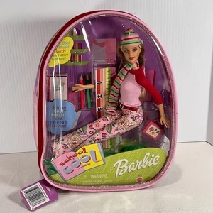 Barbie Schule coole Puppe mit Kunststoff Rucksack 2000 Mattel 29183 NEU - Bild 1 von 16