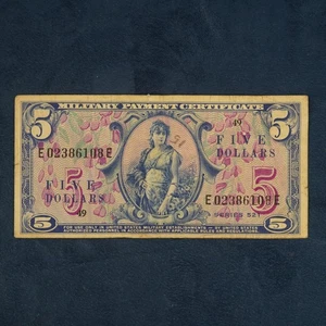 Series 521 $5 U.S. Military Payment Certificate - Free Shipping USA - Picture 1 of 6
