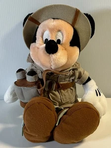 Disney Parks Mickey Mouse Safari Entdecker Fernglas 10 Zoll Stofftier Plüschtier - Bild 1 von 9