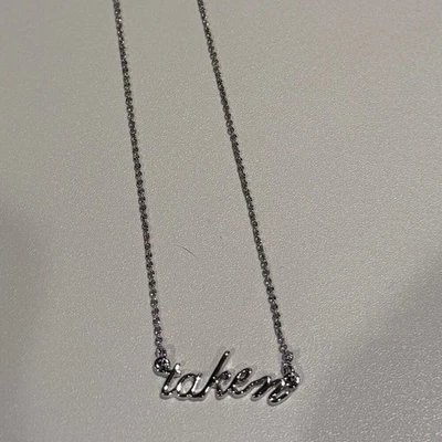 Collar Kate Spade New York Say Yes “Tomado” Plateado Nuevo con Etiquetas Foto 1 de 2