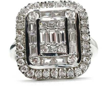 Anillo Joyería Zafiro Plata Blanco 455832 Foto 1 de 4