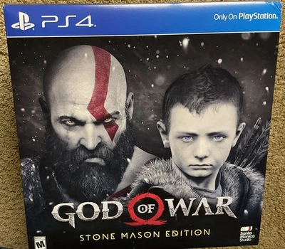 God of War: Stone Mason Edition - PS4 (selado de fábrica/novo em folha/nunca aberto) - Imagem 1 de 4