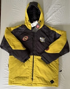 Puma X Pam Stadium giacca full zip uomo taglia L capospalla atletica nero giallo - Foto 1 di 20