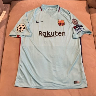 СУПЕР - NIKE - FC BARCELONA - ЛУИС СУАРЕС - 2017/18 ВЫЕЗДНОЙ СВИТЕР - РАЗМЕР XL - Изображение 1 из 4