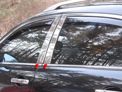Stainless Chrome Pillar Posts 4PCS QAA Door Trim FOR Infiniti QX50 2014-2017 - Image 1 of 4