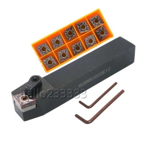 75° MCBNR2020K12 External Turning Tool Holder + CNMG120408 Turning insert - Picture 1 of 6
