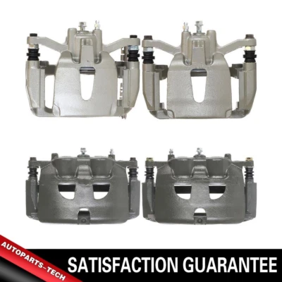 4 Pinzas de freno delanteras traseras de cartón para Ford F-150 2,7 L 2015 2012 2013 2014 2016 Foto 1 de 4