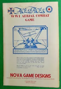 Vintage 1980 Nova Ace of Aces WW1 Air Combat Game Rules Booklet - Picture 1 of 5