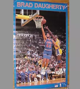 Póster Brad Daugherty Cleveland Cavaliers Starline años 80 vintage 22 x 34 - Imagen 1 de 9