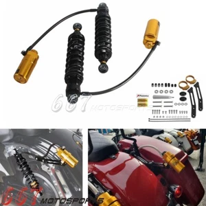For Harley Road Glide Road King 2014-2025 Rear Shock Absorbers Reservoir & Mount - Picture 1 of 10
