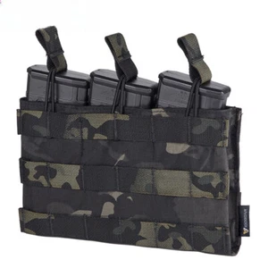 Tactical Triple Mag Pouch Open-Top Magazine Pouch Gear Tactical Magazine Pouches - Picture 1 of 16