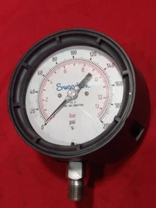 Swagelok 200 PSI Gauge - PGI-115P-NG200-LAPX - Picture 1 of 3