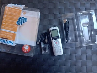 Philips DVT2000 Digital Audio VOICE Recorder 4GB USB Expandable MEMORY VGC - Image 1 of 4