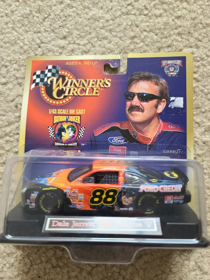 dale jarrett 1/43 batman Vs joker car #88. Showdown at Charlotte. Winners circle - Image 1 of 1