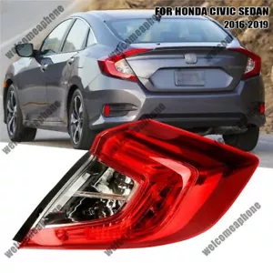 Tail Light Assembly For Honda Civic 2016-2019 Rear Lights Replace Shell w/o Bulb - Bild 1 von 15