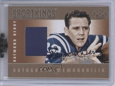 2010 Sportkings Series D Memorabilia Silver Raymond Berry #AM-RBE1 Auto HOF