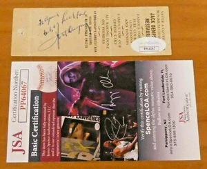 Jack Dempsey Signed Match Book Cover with JSA COA - Picture 1 of 2