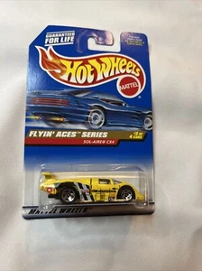 Hot Wheels Sol-Aire CX4 1998 #739 Flyin' Aces Series 3/4 5 radios de colección nuevo en paquete - Imagen 1 de 4