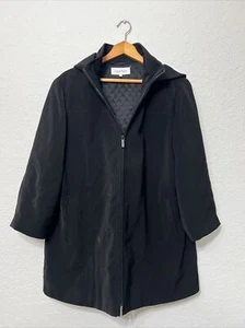 Calvin Klein Women’s Black WinterCoat W/ Removable Hoodie Size XL RN#54163 - Picture 1 of 10