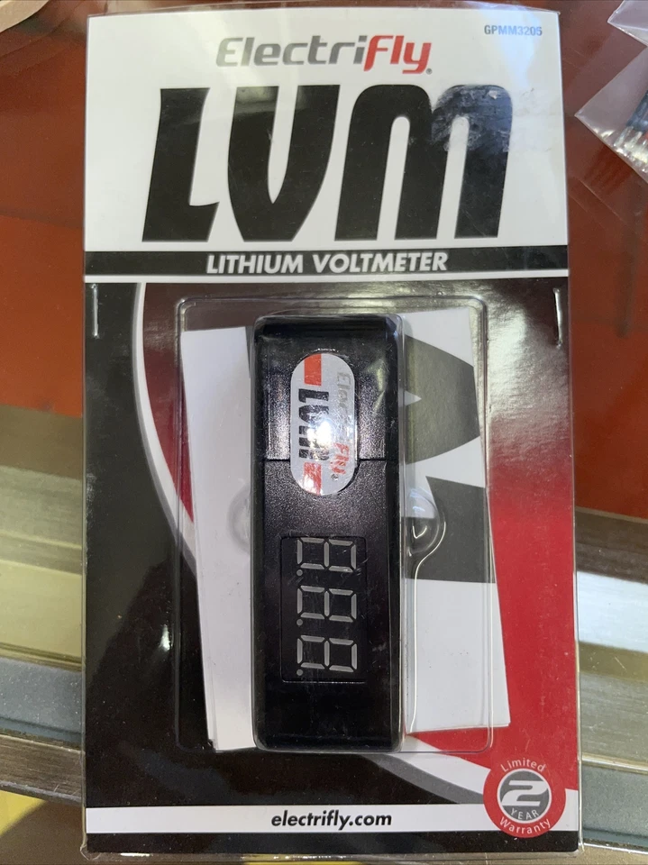 Great Planes ElectriFly GPMM3205 LVM Lithium Voltmeter • - Image 1 of 1