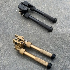 V8 ATLAS Style Tilt & Swivel Adjustable All Metal Bipod Shooting Airsoft - Picture 1 of 19