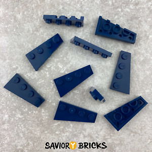 LEGO 41769 Wedge, Plate 4 x 2 Right - DARK BLUE (10pcs)