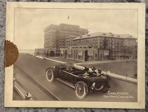 New Jersey Atlantic City Fold-Out Brochure Antique Views of the Chalfonte Hotel - Picture 1 of 11