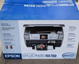 Epson RX700 Stylus All In One Photo Printer ( C11C583001 ) - New in Sealed Box - Picture 1 of 9