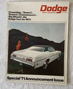 1971 Dodge News Magazine Vol. 35-Nr.10 - Bild 1 von 13