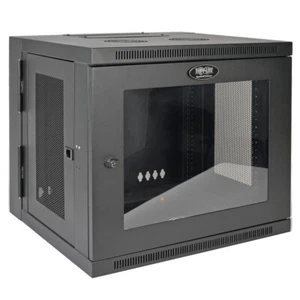 Gabinete de servidor Tripp Lite 19 pulgadas 10U montado en la pared gabinete de rack - negro - Imagen 1 de 5