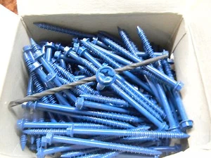 Evco Hex Head Phillips  Masonry Screw 3/16" x 3 3/ 4"  (lot of 100) - Picture 1 of 4
