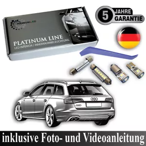 LED Innenraumbeleuchtung Audi A4 B8 B8.5 Avant Innenbeleuchtung Set 16 SMD 8K - Picture 1 of 12