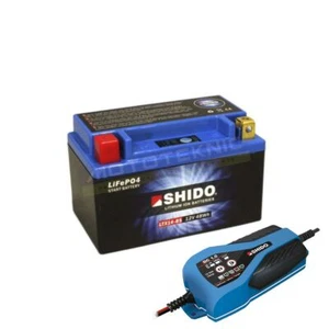 GILERA GP 800 2008-2014 Shido Lithium Battery & Charger - Picture 1 of 2