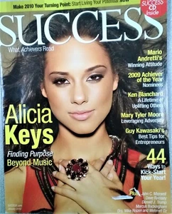 Alicia Keys Mario Andretti DAVE RAMSEY Erfolgsmagazin mit CD Januar 2010 - Bild 1 von 2