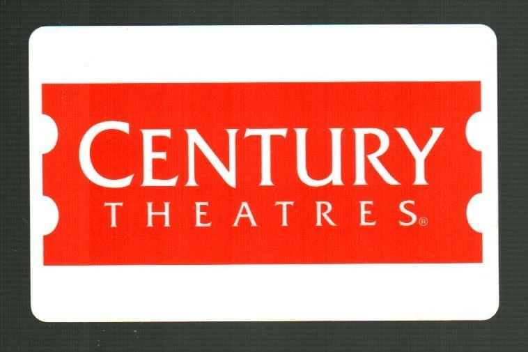 CENTURY THEATRES Red Ticket on White 2020 Gift Card ( $0 ) - Image 1 of 1