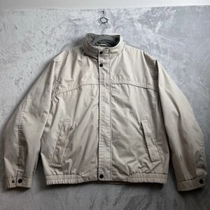 Chaqueta De Colección St Johns Bay Para Hombres Grande Caqui Forrada Bombardero Granero Tareas Con Capucha Peces - Imagen 1 de 18
