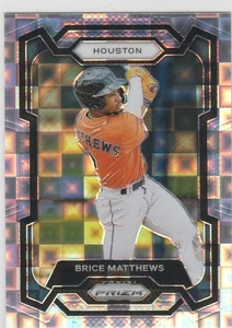 2024 Panini Prizm PREMIUM BOX SET PANDORA 058/199 BRICE MATTHEWS ASTROS #170 - Imagen 1 de 1