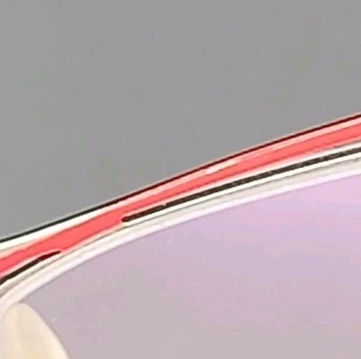 OVVO Optics 3741 Crimson/Light Gold Half Rim Eyeglass Frame 53/17/135 *SCRATCHED - Image 1 of 4