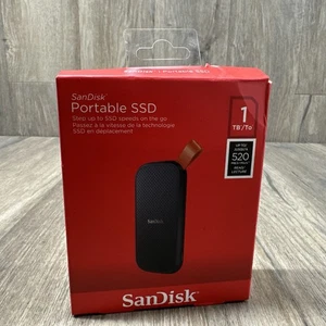 SanDisk E30 Portable SSD 1TB  520MB/s USB 3.2 Gen2 External Solid State Drive - Picture 1 of 8